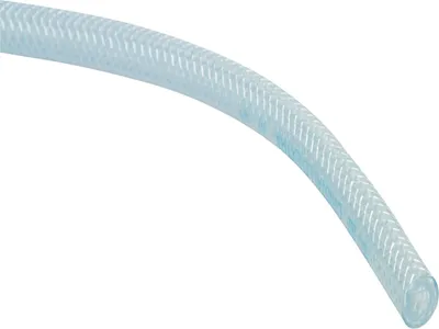 Produktbild von PVC-Schlauch mit Textileinlage, Transparent - 3/8 Zoll: Innen-Ø: 10 mm, Außen-Ø: 16 mm