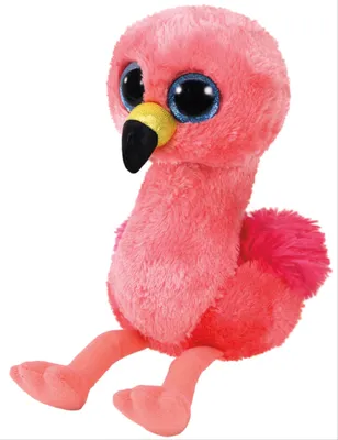 Produktbild von TY 36848 Gilda Flamingo mit Glitzeraugen Glubschis Beanie Boos 15 cm