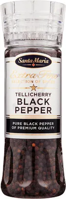 Immagine prodotto di Macinino per spezie Santa Maria "Tellicherry Black Pepper" 210 g (pepe)