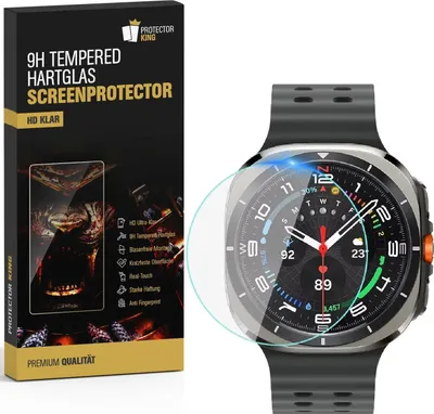 Produktbild von 3x 9H Panzerglas für Samsung Galaxy Watch Ultra 47 mm HD KLAR echtes Tempered Glass Panzerfolie Displayschutz Schutzglas Hartglas Schutzfolie Screen-Protector
