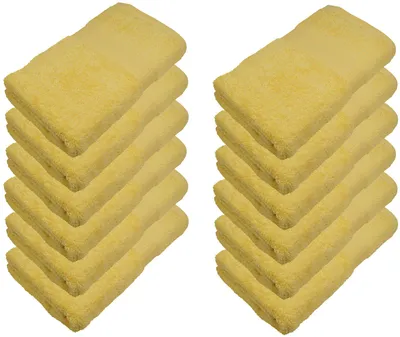 Produktbild von 12er Pack Gästetücher 30 x 50 cmMIA-A00-GAT-30x50-GELB-12