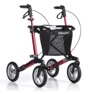 Produktbild von Sunrise Medical Gemino 30 scarletrot Leichtgewichtrollator Farbe: scarletrot
