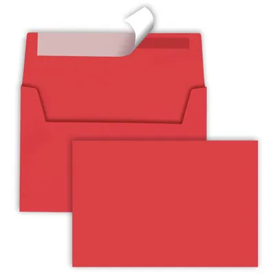 Immagine prodotto di tecno 2100019100 tecno Briefumschläge colors DIN C6 ohne Fenster rot 25 St.