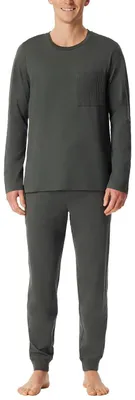 Produktbild von Schiesser Herren Schlafanzug lang mit Bündchen - Nightwear Set