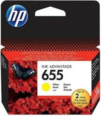 Obrázek produktu pro HP 655 Žlutá originální inkoustová kazeta Advantage, Standardní výtěžnost, Žlutá, Inkoust na bázi barvy, 1 kusů, 600 str.