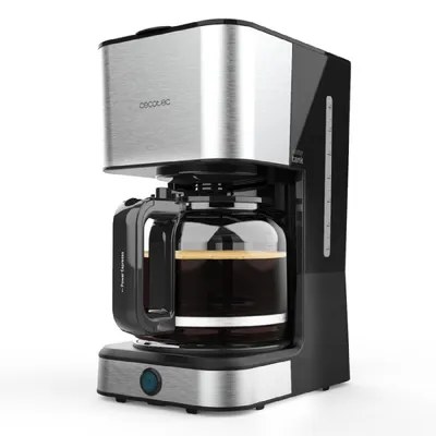 Produktbild von Cecotec Coffee 66 Heat, Filterkaffeemaschine, 1,5 l, Gemahlener Kaffee, 950 W, Schwarz, Edelstahl