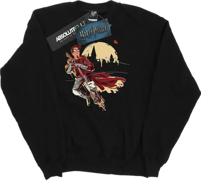 Produktbild von Harry Potter - "Quidditch Seeker" Sweatshirt für Damen BI6701 (L) (Schwarz)