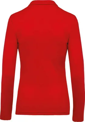 Produktbild von Kariban Damen Polo Shirt T-Shirt Piqué Poloshirt Polohemd Oberteil, Größe:XS, Farbe:Rot
