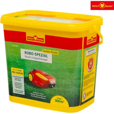 Immagine prodotto di WOLF-Garten® 3836030 WOLF-Garten® ROBO-Spezial RO-S 300 Rasendünger 7,5 kg