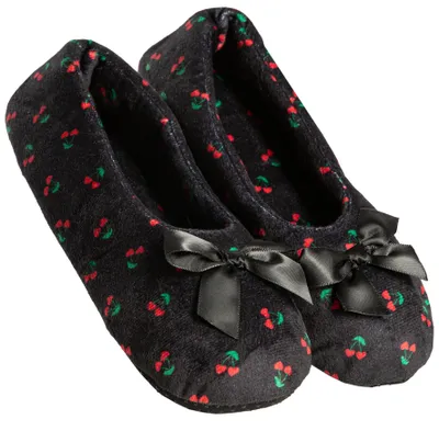Imagen del producto de Zapatillas de mujer, color negro – tipo ballet, talla 40-41 – suela suave – suela antideslizante – zapatillas cómodas