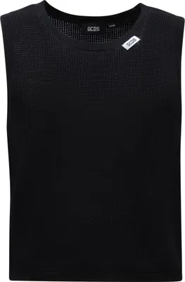 Imagen del producto de I3971 - Chaleco sin mangas para hombre, marca GCDS, modelo "OPEN KNIT"