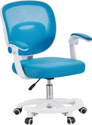 Produktbild von Kondela Kinderstuhl mit Fußhocker Trixi Typ 2 - blau/weiß