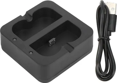 Produktbild von Dual -Ladegerät für Videotürklassen -Plastikbatterien mit 2 Ladeanschluss
