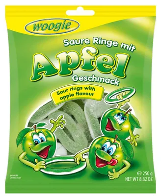 Woogie Saure Apfelringe 250g