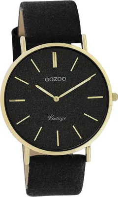 Produktbild von Oozoo Edelstahl Damen Uhr C20102 Quarzuhr Armband dunkelblau Vintage D2UOC20164