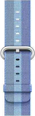 Produktbild von Apple 38 mm Armband aus gewebtem Nylon, Seeblau, Band, Smartwatch, Blau, Apple, Watch 38mm, Nylon