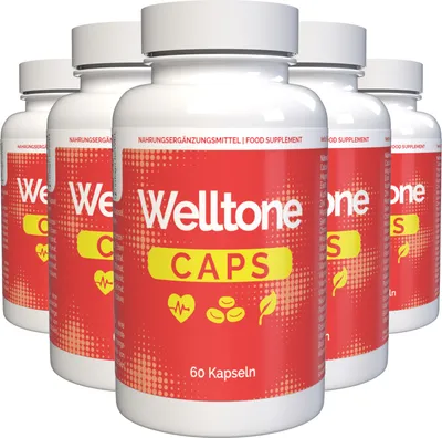 Obrázek produktu pro Welltone - 300 kapslí (5 x 60 kapslí) - balení po 5 kusech