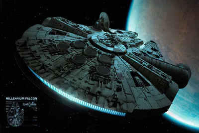 Produktbild von Star Wars Poster: Millennium Falcon (31)