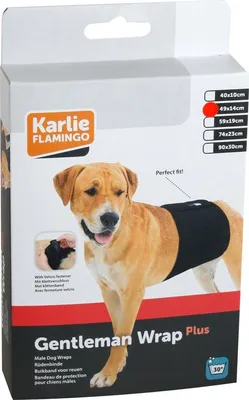 Produktbild von Karlie Hundeschutzhose, schwarz, Länge: 49 cm, Breite: 14 cm