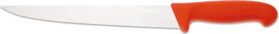 Produktbild von Giesser Messer Stechmesser Schlachtmesser Fleischmesser gerade starke Klinge - 24 cm, Rot