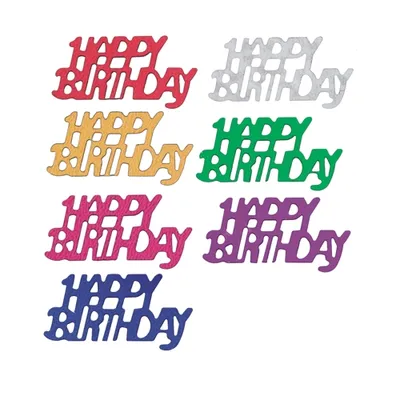 Obrázok produktu pre Papstar Deko-Streuschmuck Happy Birthday 15g