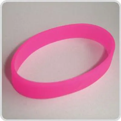 Produktbild von Silikon-Armband: Neon-Pink
