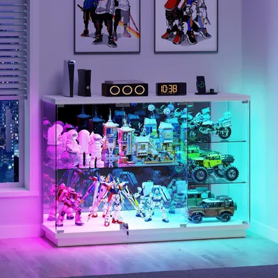 Image de Vitrine éclairée avec éclairage RGB