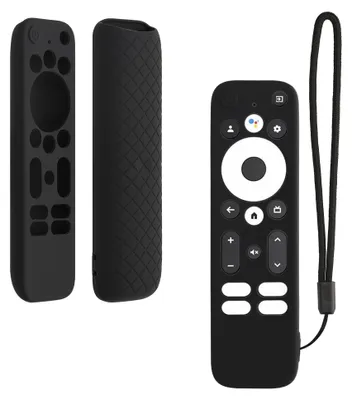 Produktbild von kwmobile Cover für MECOOL KD3 android TV stick Hülle - Passgenaues Remote Cover, Fernbedienung Hülle aus Silikon, TV Zubehör in Schwarz
