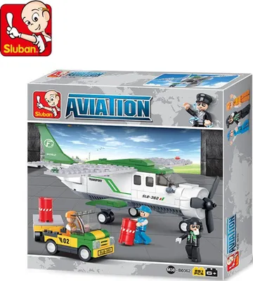 Produktbild von Sluban M38-B0362 Baukasten Flugzeug - Transport Flugzeug