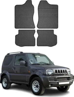Produktbild von OMAC Gummi Fußmatten für Suzuki Jimny 1998-2018 Automatten Gummi Schwarz 4tlg