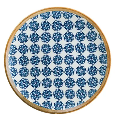 Image de Assiettes plates Lotus Gourmet, 25 cm, lot de 12