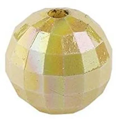 Herzperlen 6 mm, 150 Stück, hellgold, zum Auffädeln