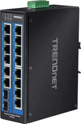 Immagine prodotto di TRENDnet Industrie Switch 16Port Gbit DIN-Rail