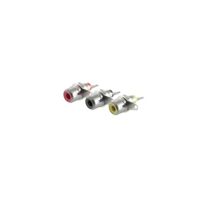 Produktbild von shiverpeaks BS52090-SET, RCA, Edelstahl, Männlich, Gerade, 3 Stück(e)