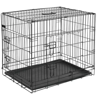 Obrázok produktu pre @Pet Dog Transport Box Metal 77,5x48,5x55,5 cm Black 15002