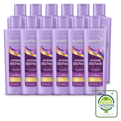 Obrázok produktu pre 12 kusov šampónu Andrélon Intense Repair, 250 ml – veľké balenie