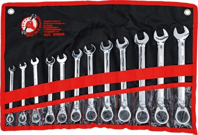 Obrázek produktu pro BGS technic Ratchet Combination Wrench Set, 1,63 kg