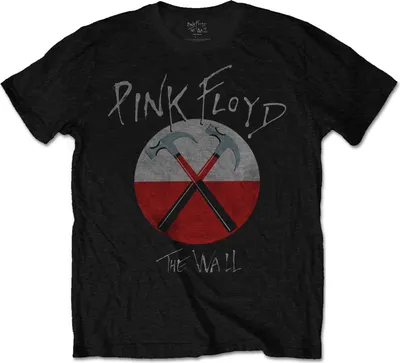 Produktbild von Pink Floyd - "The Wall" T-Shirt Logo für Herren/Damen Uni RO1994 (L) (Schwarz)
