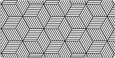 Produktbild von Schreibtischmatte Tischunterlage 120x60 cm Mauspad - Geometrische Illusion.