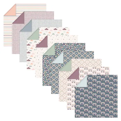 Produktbild von Clairefontaine Origami Packung 60 Blatt, 70g, 15x15cm, Herbarium