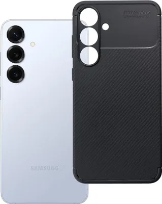 Produktbild von Case passend für Samsung S25 PLUS Carbon Premium black