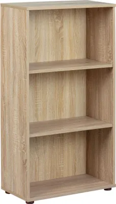 Produktbild von FURNARO Regal Bücherregal Standregal STINA 2 Sonoma-Eiche 60 x 30 x 110 cm