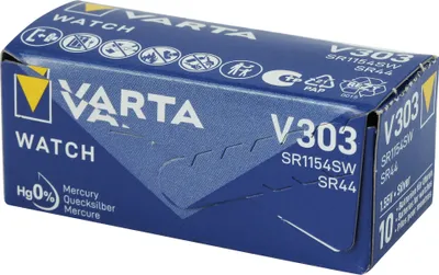 Produktbild von Varta - VA 303 Uhren Batterie SR44 (10 Stück, 1 Set)