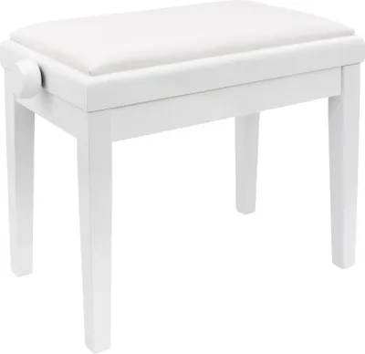 Obrázek produktu pro Pianonova HY-PJ023 Dřevěná stolička ke klavíru White Gloss