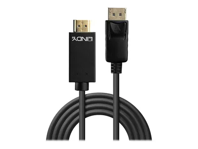 Obrázok produktu pre Lindy 36921, 1 m, DisplayPort, Typ HDMI (štandard), Samec, Samec, Priamy