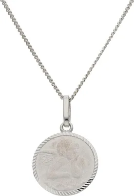 Produktbild von JuwelmaLux Anhänger 925/000 Sterling Silber, Schutzengel, Rund, rhodiniert JL22-02-0306