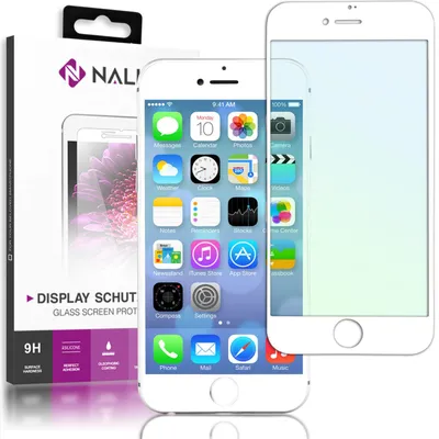 Obrázek produktu pro NALIA ochranné sklo pro iPhone 8 Plus / 7 Plus, 5D Full Cover ochranná fólie na displej, bílá