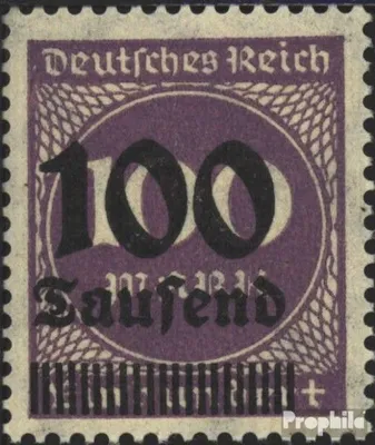 Produktbild von Briefmarken Deutsches Reich 1923 Mi 289b  gestempelt Hochinflation