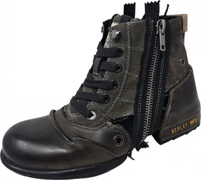 A single boot is shown against a white background.
