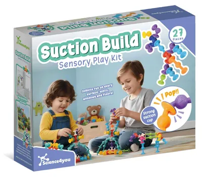 Produktbild von Science4you Saugnapf Spielzeug für Kinder - 27-Teiliges Set aus Silikon-Saugnapf